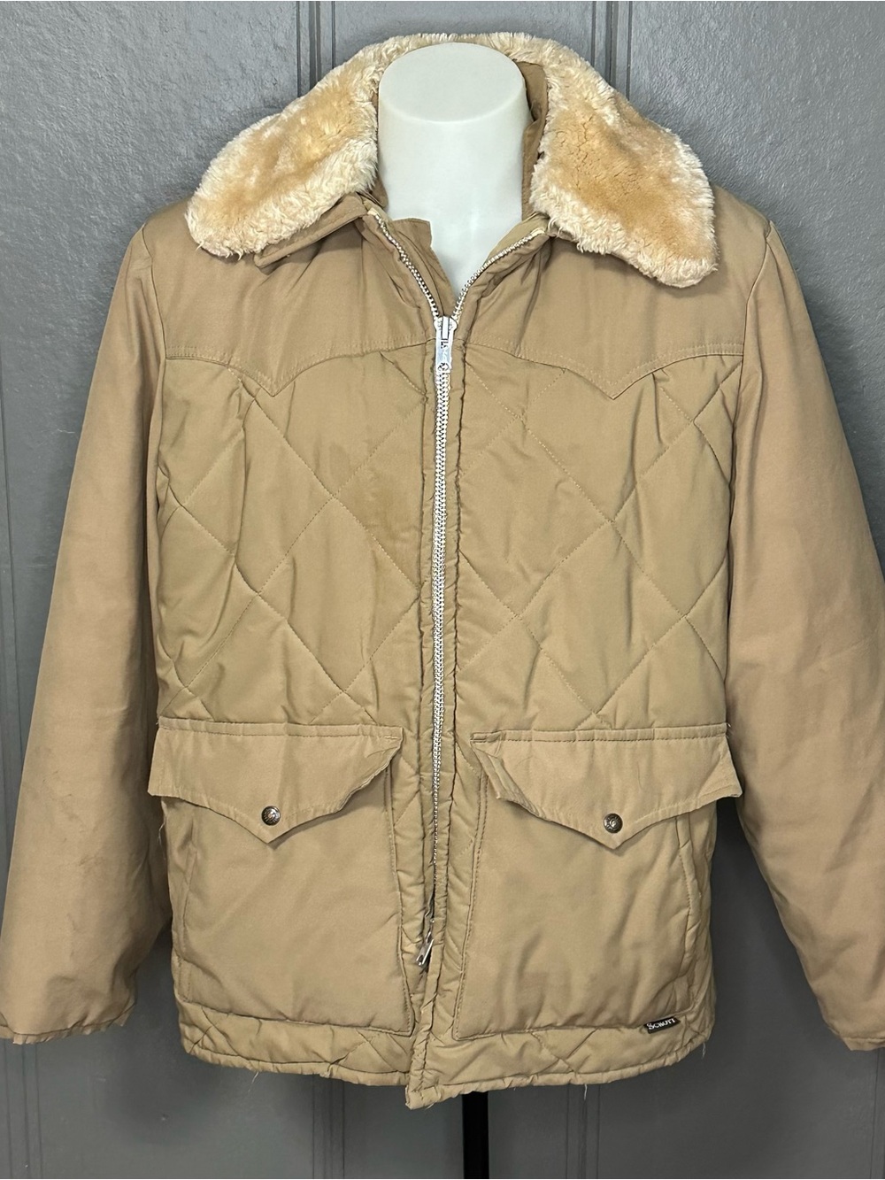 Vintage Schott Western Quilted Chore Coat